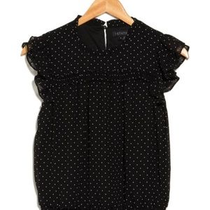 Nordstrom Flutter sleeve smock waist top